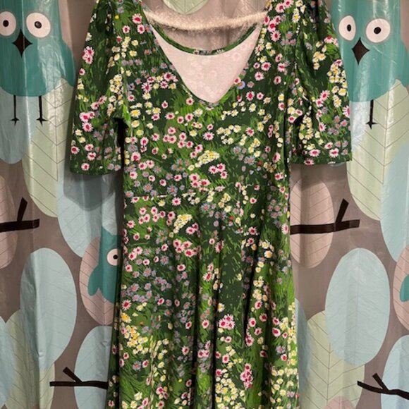 NWT sold-out Nooworks Natalie dress in Meadow - XL - Picture 2 of 5